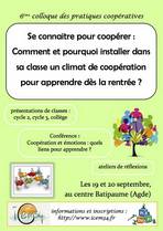 6eme colloque des pratiques cooperatives Mini