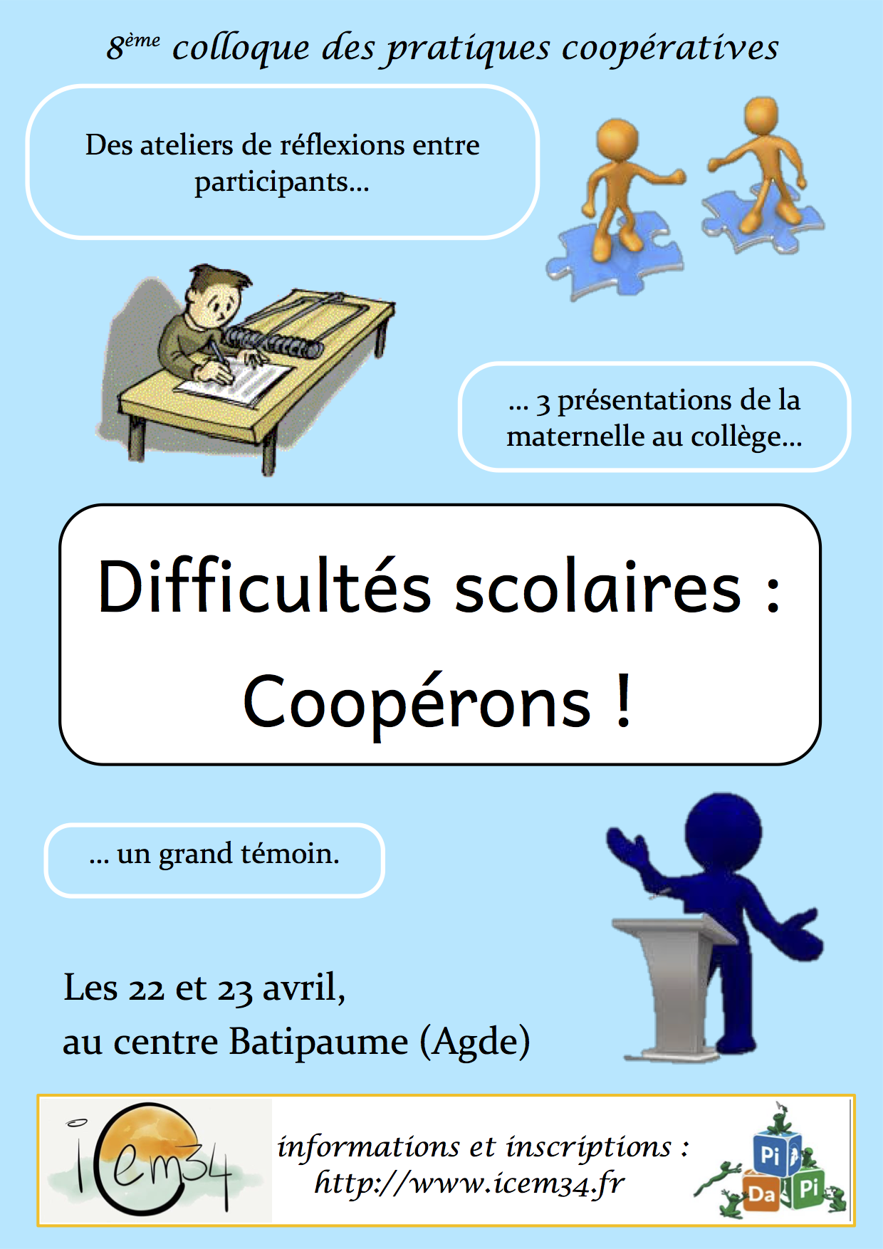 8ème colloque des pratiques coopératives