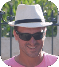 Cyril lunettes chapeau red